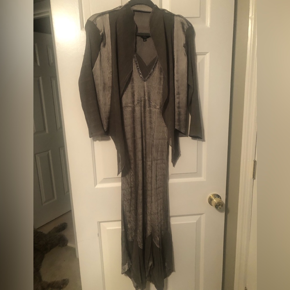 Beautiful mid length cocktail dress and jacket